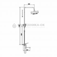 Душевая стойка Shevanik S8036
