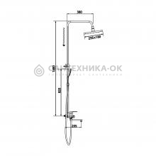 Душевая стойка Shevanik S8136H