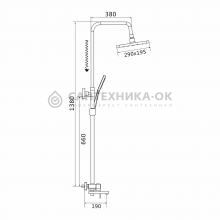 Душевая стойка Shevanik S9636H