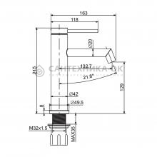 Смеситель для раковины Prohanss P36.10.03