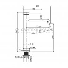 Смеситель для раковины Prohanss P36.15.03