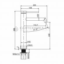 Смеситель для раковины Prohanss P36.15.05