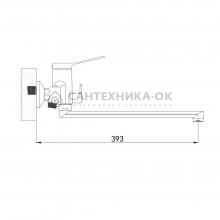 Смеситель для ванны Shevanik S6222T