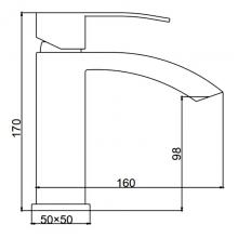 Смеситель для раковины Frap F10803-9