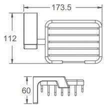 Мыльница Frap F30602-19