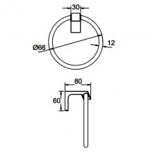 Полотенцедержатель Frap F30604-6