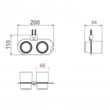 Стакан Gappo G30908-5