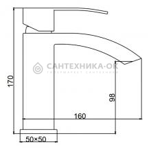 Смеситель для раковины Frap F10803-9