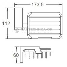 Мыльница Frap F30602-19