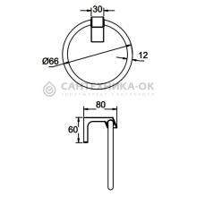 Полотенцедержатель Frap F30604-6