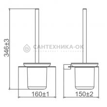 Ершик для унитаза Gappo G30910-5