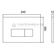 Сливной механизм Gappo GM3102-3
