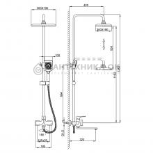 Душевая стойка Frap F2471-6