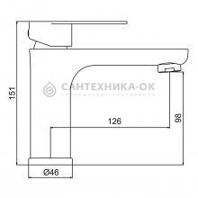Смеситель для раковины Frap F10806