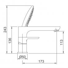 Смеситель для ванны Gappo G1148