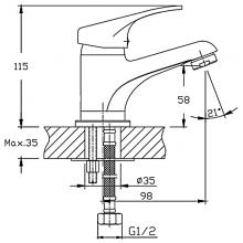 Смеситель для раковины Haiba HB1013