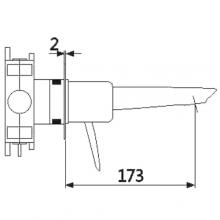 Смеситель для раковины OUTE T10521