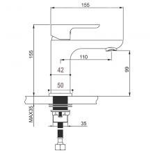 Смеситель для раковины Gappo G1048