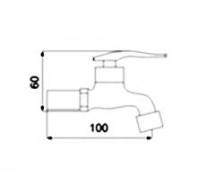 Запорный вентиль OUTE T801