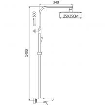 Душевая стойка OUTE T9034