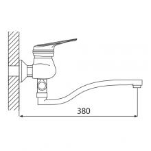 Смеситель для ванны OUTE T1523