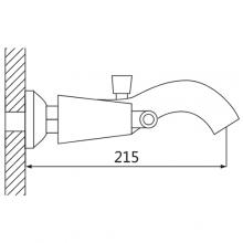 Смеситель для ванны OUTE T7402