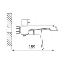 Смеситель для ванны OUTE T10402K