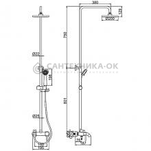 Душевая стойка Ledeme L2452A