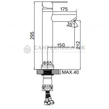 Смеситель для раковины Ledeme L71103