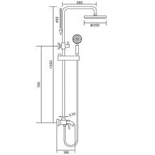Душевая стойка Frap F2416