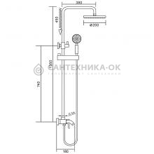 Душевая стойка Frap F2416