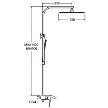 Душевая стойка FAOP A2411-21