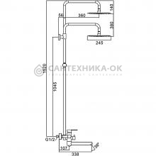 Душевая стойка Frap F24801