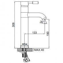 Смеситель для раковины Ledeme L1052-2 Хром