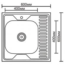 Мойка для кухни из нержавеющей стали Ledeme L96060-6L